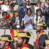 Elene d'Espagne - La famille royale espagnole assiste au défilé militaire de la fête nationale à Madrid le 12 octobre 2017.