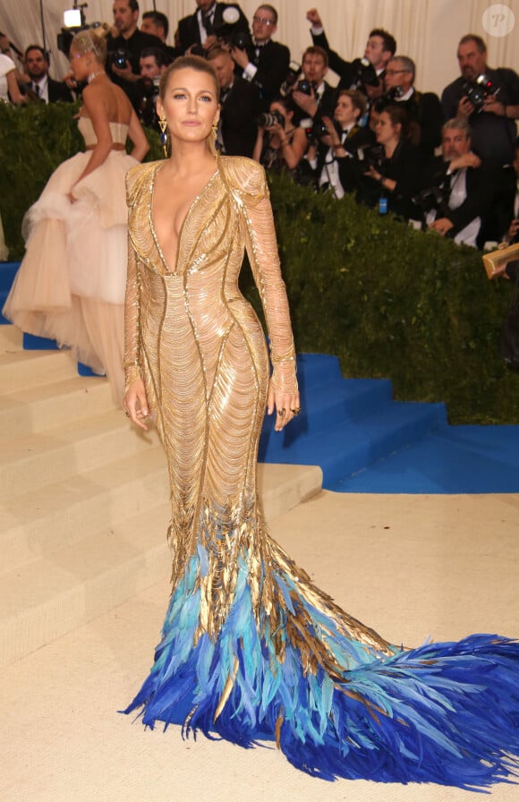 Blake Lively - Les célébrités arrivent au MET 2017 Costume Institute Gala sur le thème de "Rei Kawakubo/Comme des Garçons: Art Of The In-Between" à New York, le 1er mai 2017