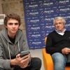 Michel Boujenah et son fils Joseph - Soirée de lancement de PlayLink de PlayStation au Play Link House à Paris, France, le 12 octobre 2017. © Veeren/Bestimage