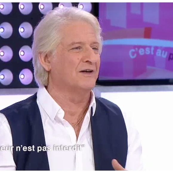 Patrick Sébastien invité dans l'émission "C'est au programme", sur France 2, le 13 octobre 2017.