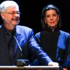 Michel Tremblay a été récompensé par le Prix Littéraire Prince Pierre de Monaco 2017 pour l'ensemble de son oeuvre en présence de la princesse Caroline de Hanovre, présidente de la Fondation, le 5 octobre 2017 à l'opéra Garnier à Monaco. © Olivier Huitel / Pool Monaco / Bestimage