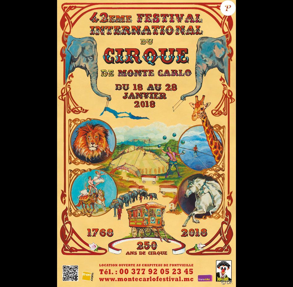 Affiche Festival International Du Cirque De Monaco 2005 – 40x60 Cm