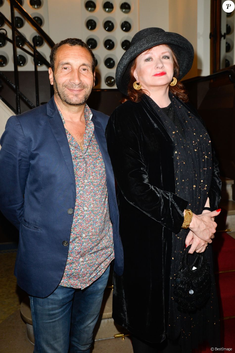 Qui Est Le Compagnon De Catherine Jacob Semi-exclusif - Zinedine Soualem et Catherine Jacob - Inauguration du