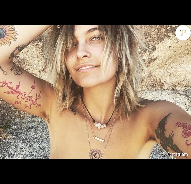 Paris Jackson sur une photo publiée sur Instagram en septembre 2017.