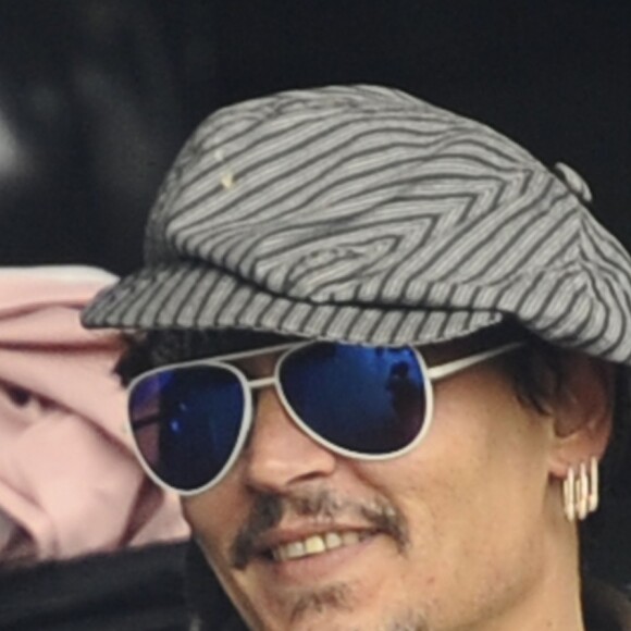Johnny Depp au festival de Glastonbury le 24 juin 2017