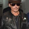 Johnny Depp à la sortie d'une soirée privée au restaurant "Ours" à Londres, le 27 juin 2017.