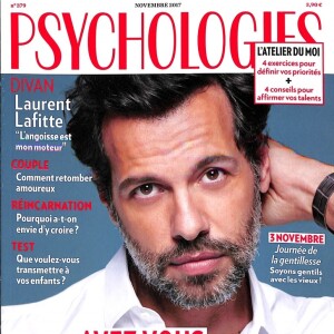 Couverture de Psychologies Magazine, numéro de novembre 2017.