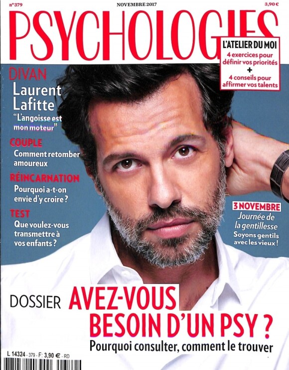 Couverture de Psychologies Magazine, numéro de novembre 2017.