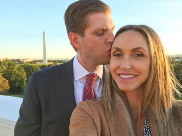 Eric Trump et son épouse Lara à Washington, le 19 octobre 2017.