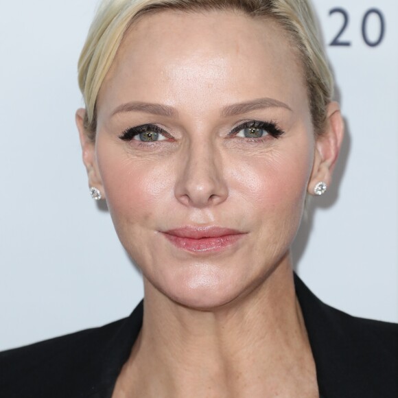 La princesse Charlene de Monaco à la soirée Princess Grace Awards au Paramount Studios à Los Angeles, le 24 octobre 2017