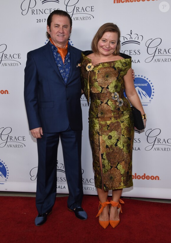 Alex Soldier et sa femme Maria Soldier à la soirée Princess Grace Awards au Paramount Studios à Los Angeles, le 24 octobre 2017 © Chris Delmas/Bestimage