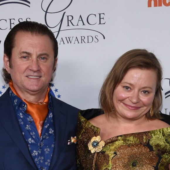 Alex Soldier et sa femme Maria Soldier à la soirée Princess Grace Awards au Paramount Studios à Los Angeles, le 24 octobre 2017 © Chris Delmas/Bestimage