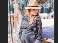 Ariane Brodier enceinte de 7 mois : La future maman dévoile son baby bump