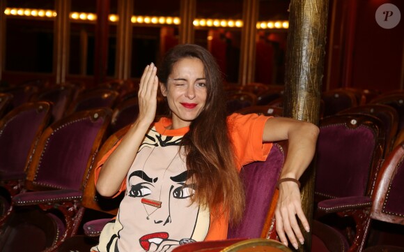 Audrey Dana lors de la conférence de presse de rentrée des Théâtres Privés au Théâtre des Folies Bergères à Paris le 13 Septembre 2017. © Denis Guignebourg / Bestimage