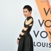 Ruth Negga assiste au vernissage de l'exposition "Volez, Voguez, Voyagez" de Louis Vuitton à l'American Stock Exchange. New York, le 26 octobre 2017.