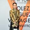 Riley Keough assiste au vernissage de l'exposition "Volez, Voguez, Voyagez" de Louis Vuitton à l'American Stock Exchange. New York, le 26 octobre 2017.