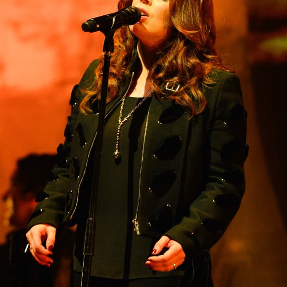 Exclusif - Isabelle Boulay en concert à l'Olympia à Paris, le 18 octobre 2017. © Guirec Coadic/Bestimage