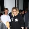 Khloé Kardashian enceinte, arrive à la soirée Vfiles à New York le 26 octobre 2017