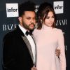 Selena Gomez et son compagnon The Weeknd lors de la soirée "ICONS By C. Roitfeld" à New York le 8 septembre 2017.