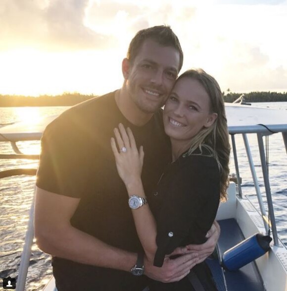 David Lee a demandé Caroline Wozniacki en mariage à Bora Bora le 2 novembre 2017.