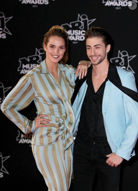 Camille Lou et son compagnon Gabriele Beddoni - 19ème édition des NRJ Music Awards à Cannes le 4 novembre 2017. © Dominique Jacovides/Bestimage