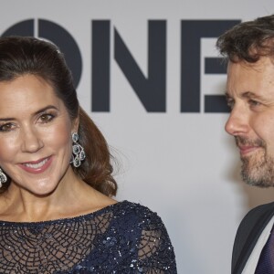 La princesse Mary et le prince Frederik de Danemark lors d'un gala à la salle de concert de Radio Danemark le 31 octobre 2017 à Copenhague pour la célébration du jubilé des 500 ans de la reformation.