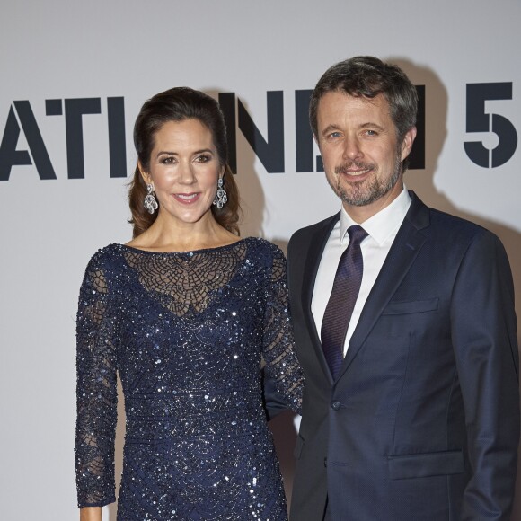 La princesse Mary et le prince Frederik de Danemark lors d'un gala à la salle de concert de Radio Danemark le 31 octobre 2017 à Copenhague pour la célébration du jubilé des 500 ans de la reformation.