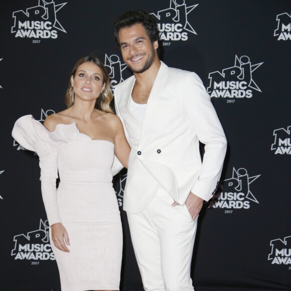 Amir Haddad et sa femme Lital - 19e édition des NRJ Music Awards à Cannes le 4 novembre 2017. © Christophe Aubert