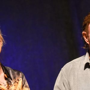 Chuck Norris et sa femme Gena O'Kelley au "Wizard World Comic Con" à Philadelphie, le 3 juin 2017. © Ricky Fitchett via Zuma Press/Bestimage