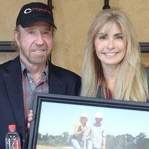 Chuck Norris et sa femme Gena sur Instagram, le 27 septembre 2017.
