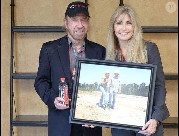 Chuck Norris et sa femme Gena sur Instagram, le 27 septembre 2017.