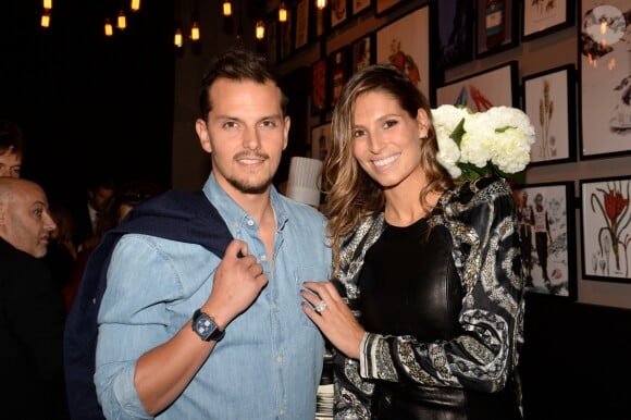 Exclusif - Juan Arbelaez et sa compagne Laury Thilleman (Miss France 2011) - Soirée au Kiehl's Club lors du 43ème Festival du Cinéma Américain de Deauville, France, le 2 septembre 2017. © Rachid Bellak/Bestimage