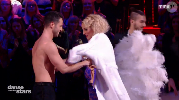 Elodie Gossuin et Christian Millette - "Danse avec les stars 8" sur TF1. Le 28 octobre 2017.