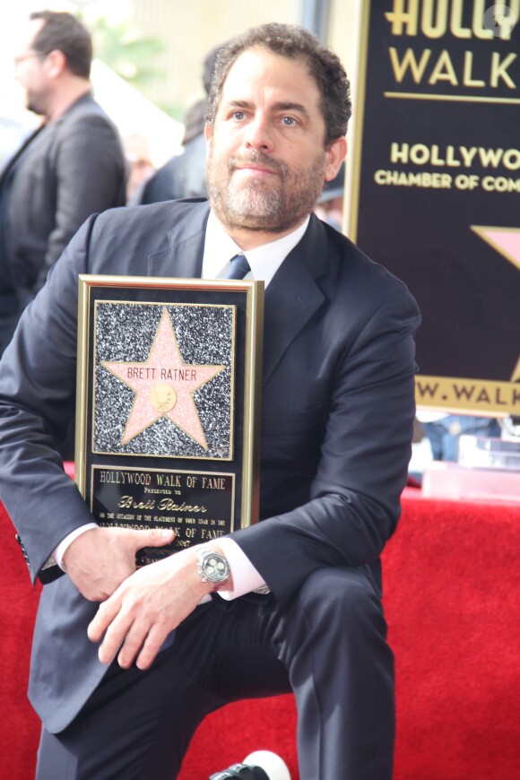 Brett Ratner reçoit son étoile sur le célèbre "Walk of Fame" à Hollywood, Los Angeles, Californie, Etats-Unis, le 19 janvier 2017.