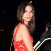 Emily Ratajkowski - Exclusif - People arrivent au restaurant The Highlight Room pour célébrer l'anniversaire de L.DiCaprio à Hollywood, le 11 novembre 2017.