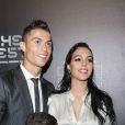 Cristiano Ronaldo (meilleur joueur), son fils Cristiano Jr et sa compagne Geor­gina Rodri­guez enceinte - The Best FIFA Football Awards 2017 au London Palladium à Londres, le 23 octobre 2017. © Pierre Perusseau/Bestimage
