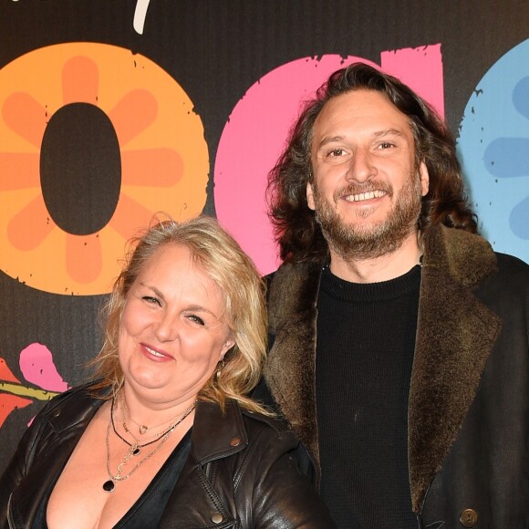 Valérie Damidot et son compagnon Régis Viogeat - Projection du nouveau film d'animation Pixar "Coco" au Grand Rex à Paris, le 14 novembre 2017. © Coadic Guirec/Bestimage