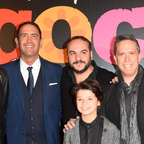 Ary Abittan, Sébastien Chato, François-Xavier Demaison, Lee Unkrich, Darla K. Anderson, Andrea Santamaria - Projection du nouveau film d'animation Pixar "Coco" au Grand Rex à Paris, le 14 novembre 2017. © Coadic Guirec/Bestimage