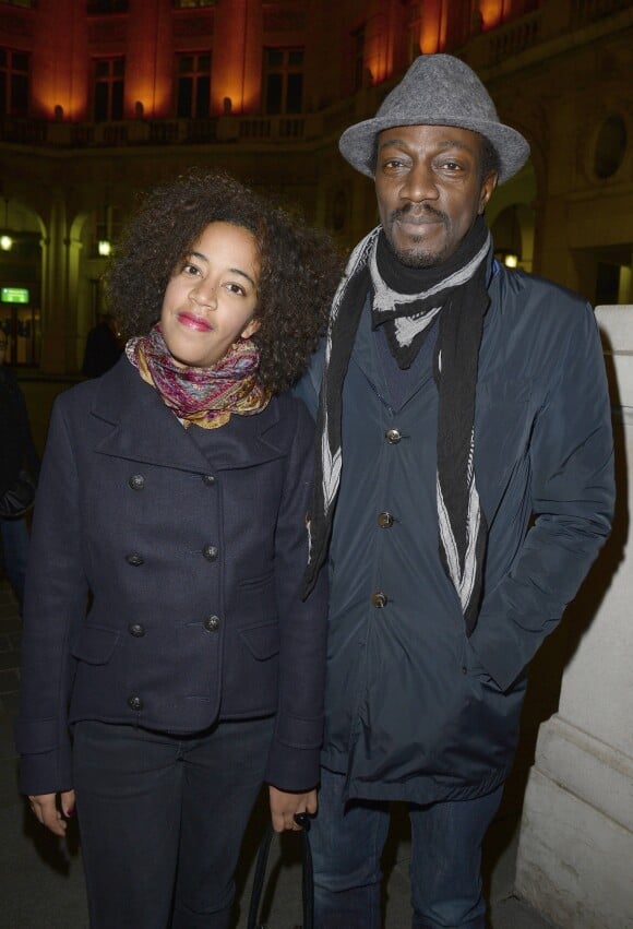 Marco Prince et sa fille Lola - Générale de la pièce "La porte à côté" au Théâtre Édouard VII à Paris, le 10 fevrier 2014.