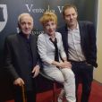 Charles Aznavour, Julie Depardieu et Marc-Olivier Fogiel - 157ème vente aux enchères des vins des Hospices de Beaune à Beaune le 19 novembre 2017. © Giancarlo Gorassini/Bestimage