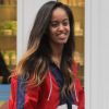 Malia Ann Obama se balade avec des amis dans le quartier de Soho à New York, le 26 mars 2017.