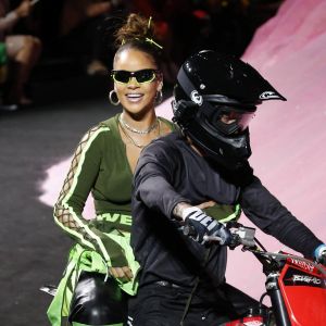 Rihanna lors du défilé Fenty Puma by Rihanna à New York City, le 10 septembre 2017.