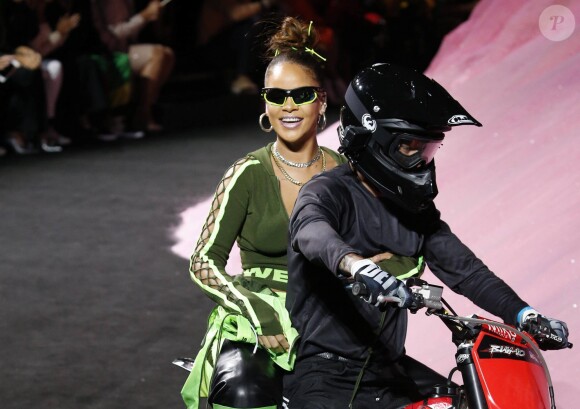 Rihanna lors du défilé Fenty Puma by Rihanna à New York City, le 10 septembre 2017.