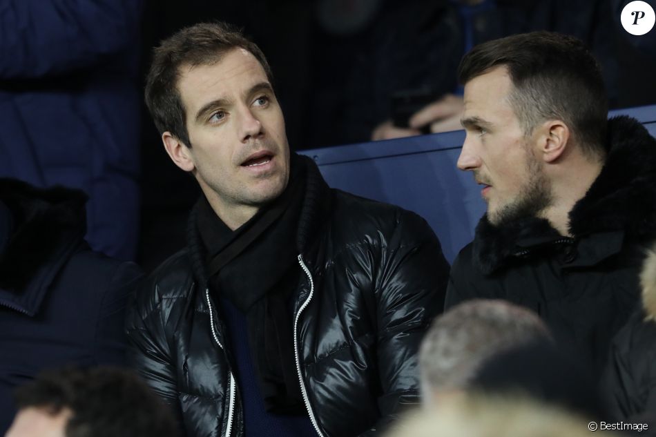 Richard Gasquet - Match de footbal PSG - Troyes au Parc ...