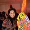 Exclusif - Adeline Blondieau - Cocktail d'inauguration de la première galerie Pop Art Concept store entièrement dédié aux oeuvres de Richard Orlinski à Paris, le 23 novembre 2017. © Rachid Bellak/Bestimage