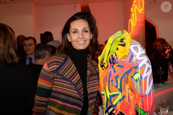 Exclusif - Adeline Blondieau - Cocktail d'inauguration de la première galerie Pop Art Concept store entièrement dédié aux oeuvres de Richard Orlinski à Paris, le 23 novembre 2017. © Rachid Bellak/Bestimage