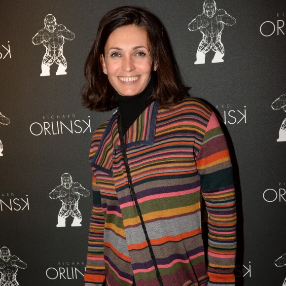 Exclusif - Adeline Blondieau - Cocktail d'inauguration de la première galerie Pop Art Concept store entièrement dédié aux oeuvres de Richard Orlinski à Paris, le 23 novembre 2017. © Rachid Bellak/Bestimage