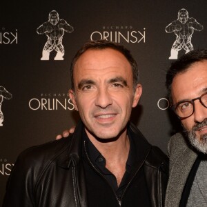 Exclusif - Nikos Aliagas et Frédéric Lopez - Cocktail d'inauguration de la première galerie Pop Art Concept store entièrement dédié aux oeuvres de Richard Orlinski à Paris, le 23 novembre 2017. © Rachid Bellak/Bestimage