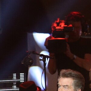 Exclusif - Eddy Mitchell et Johnny Hallyday - Enregistrement de l'émission Spécial Johnny Hallyday, "Johnny, la soirée événement", qui sera diffusée sur TF1 en prime-time le 20 décembre 2014.