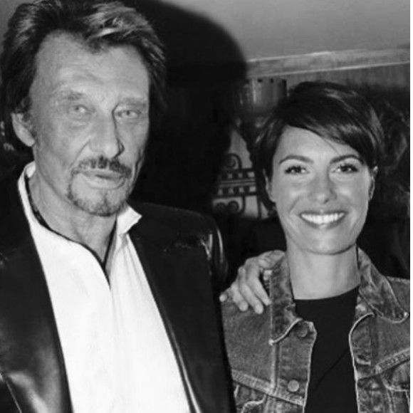 Alessandra Sublet a rendu hommage à Johnny Hallyday sur Instagram. Le 6 décembre 2017.